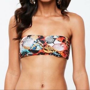 Missguided bandeau bikini top